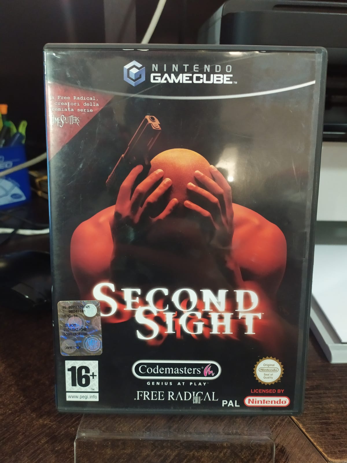 VIDEOGAME-USATO-SECOND-SIGHT-NINTENDO-GAMECUBE-PAL-ITA